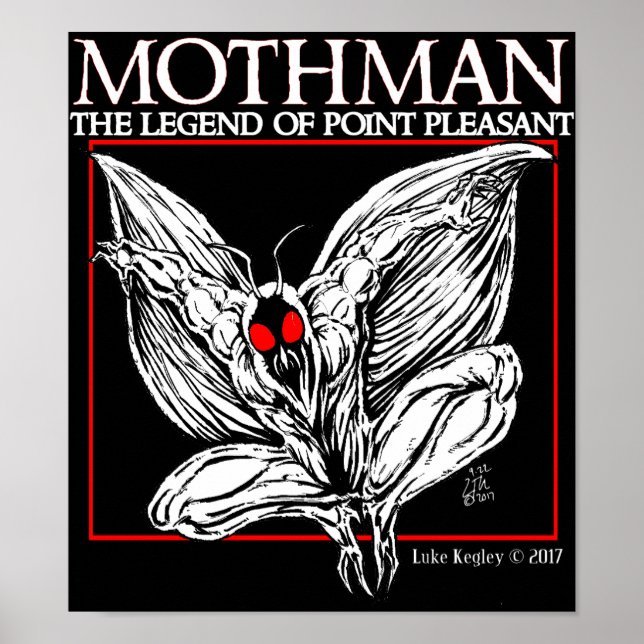 Póster Mothman: La leyenda del punto agradable (Frente)