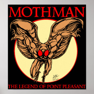 Póster Mothman: La leyenda del punto agradable