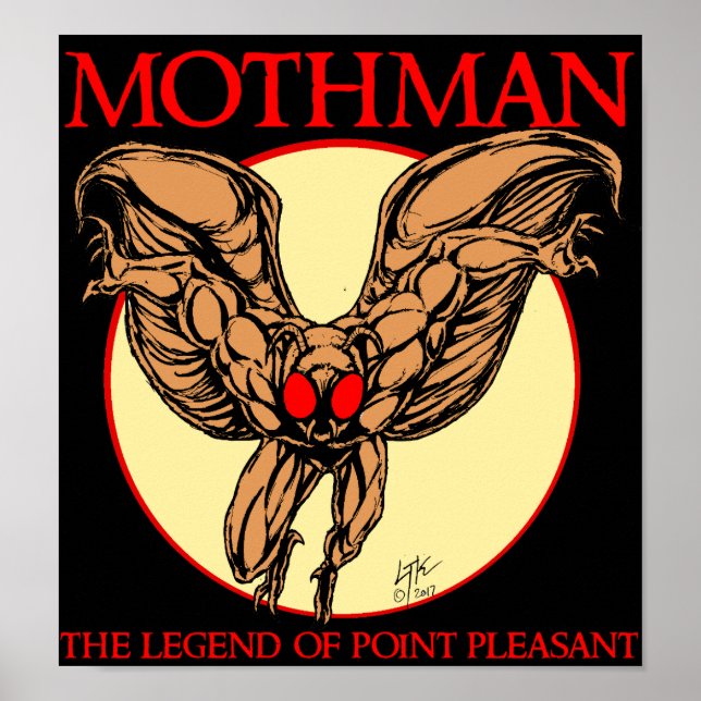 Póster Mothman: La leyenda del punto agradable (Frente)