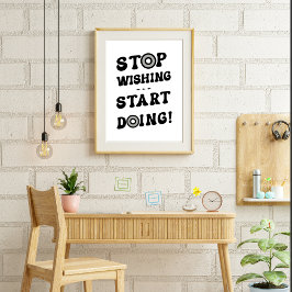 Póster Motivación de acción