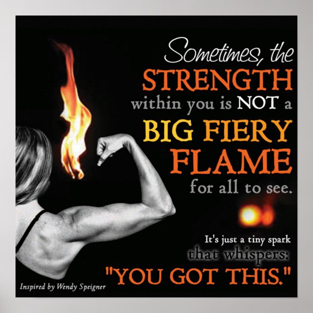 Póster Motivación de entrenamiento (Frente)