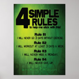 Póster Motivación de entrenamiento