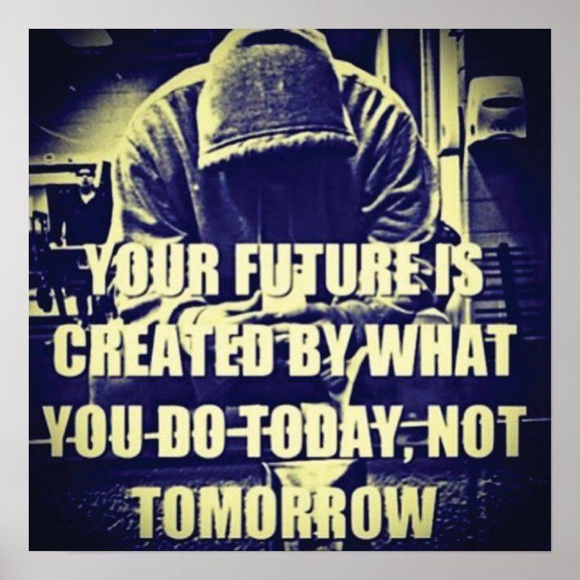 Póster Motivación de entrenamiento (Frente)