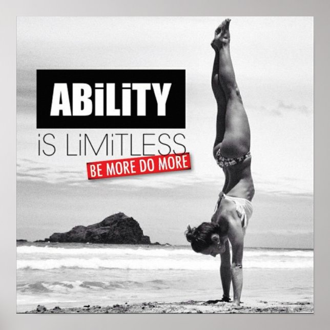 Póster Motivación de entrenamiento (Frente)