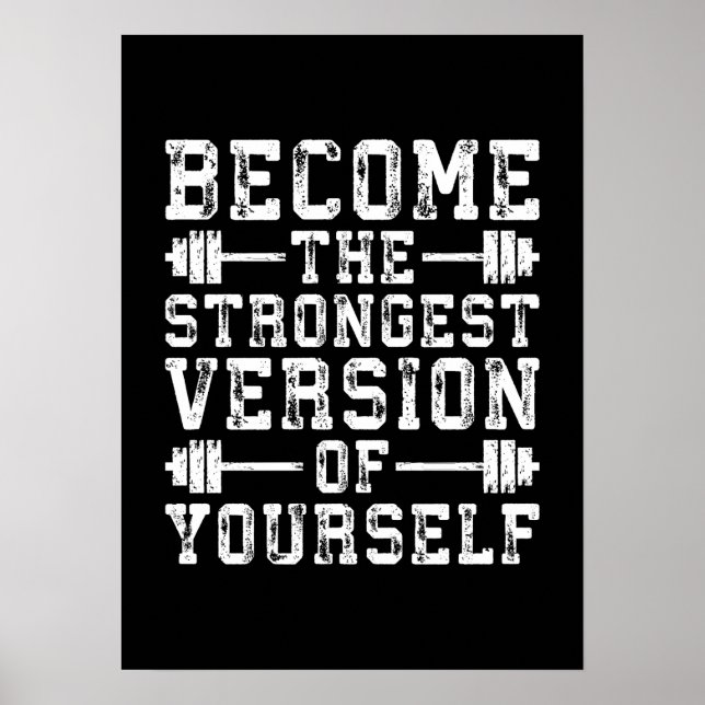 Póster Motivación de entrenamiento (Frente)