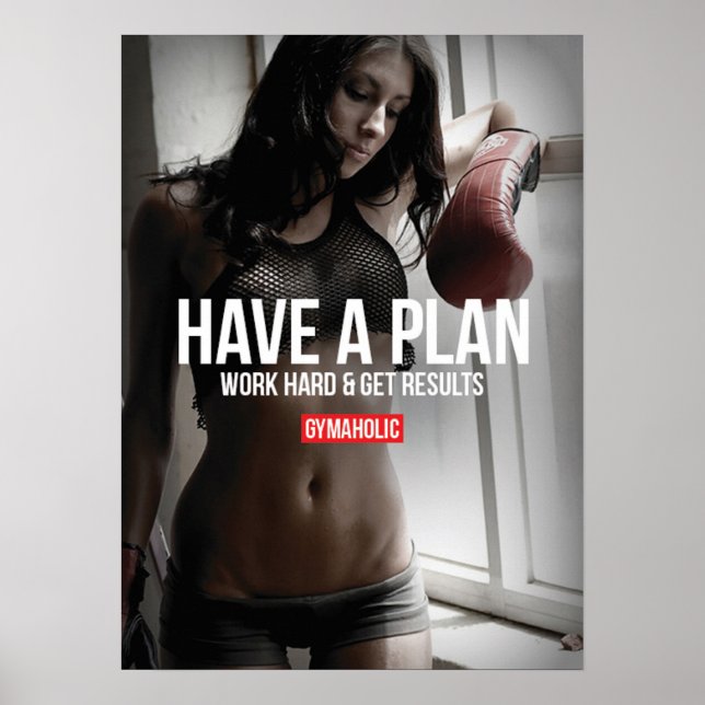 Póster Motivación de entrenamiento (Frente)