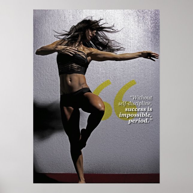 Póster Motivación de entrenamiento (Frente)