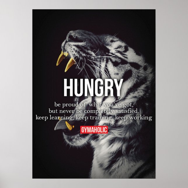 Póster Motivación de entrenamiento (Frente)