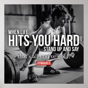 Póster Motivación de entrenamiento