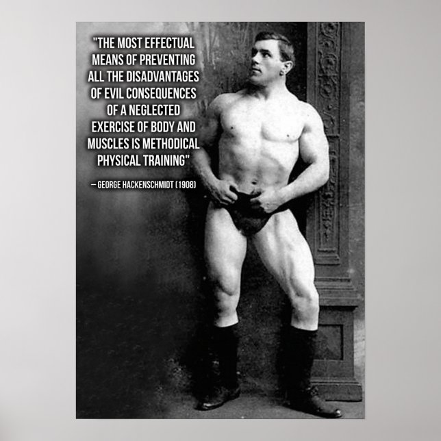 Póster Motivación de entrenamiento (Frente)