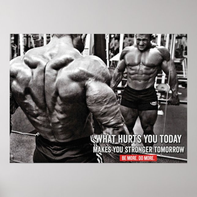 Póster Motivación de entrenamiento (Frente)