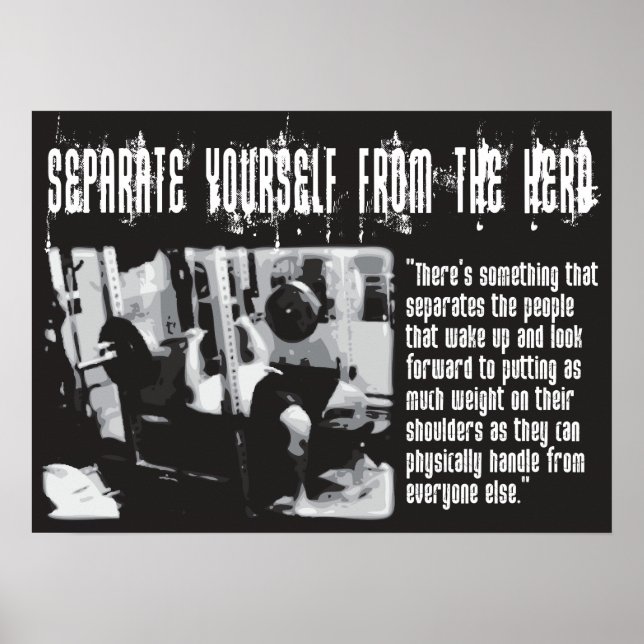 Póster Motivación de entrenamiento (Frente)