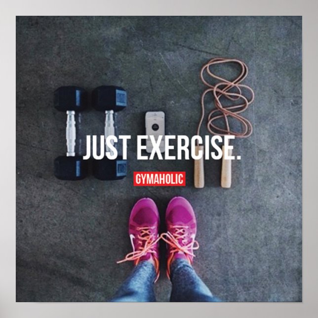 Póster Motivación de entrenamiento (Frente)