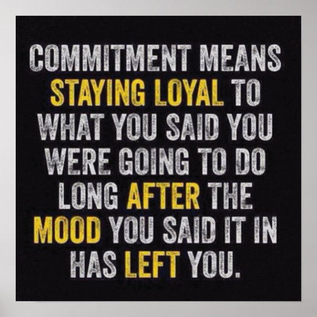 Póster Motivación de entrenamiento (Frente)