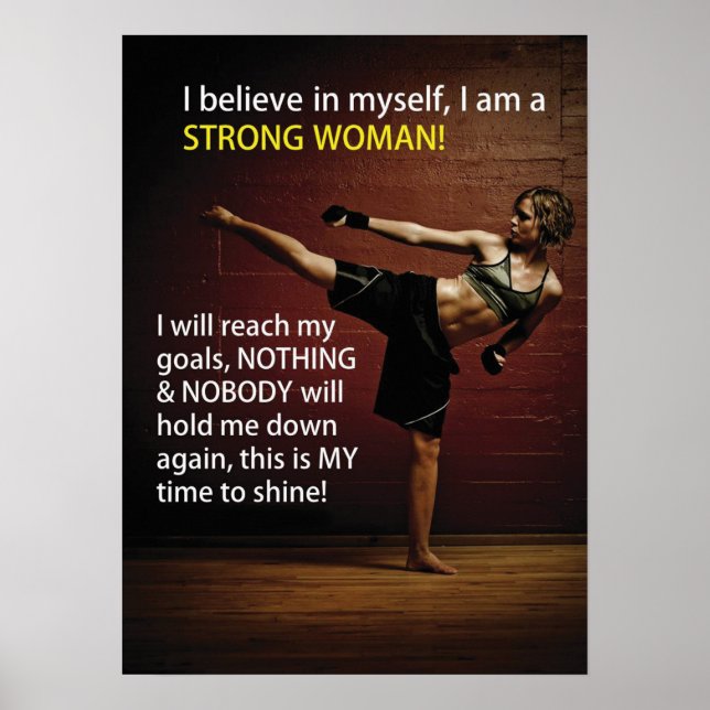 Póster Motivación de entrenamiento (Frente)