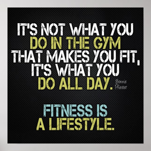 Póster Motivación de entrenamiento (Frente)