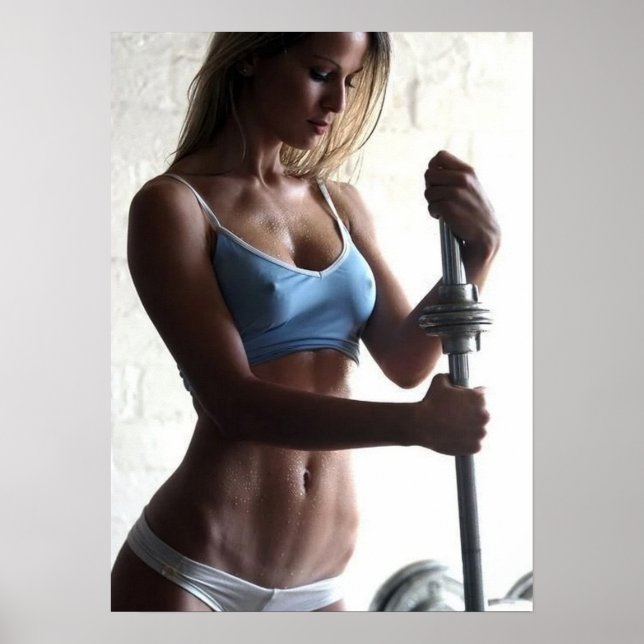 Póster Motivación de entrenamiento (Frente)