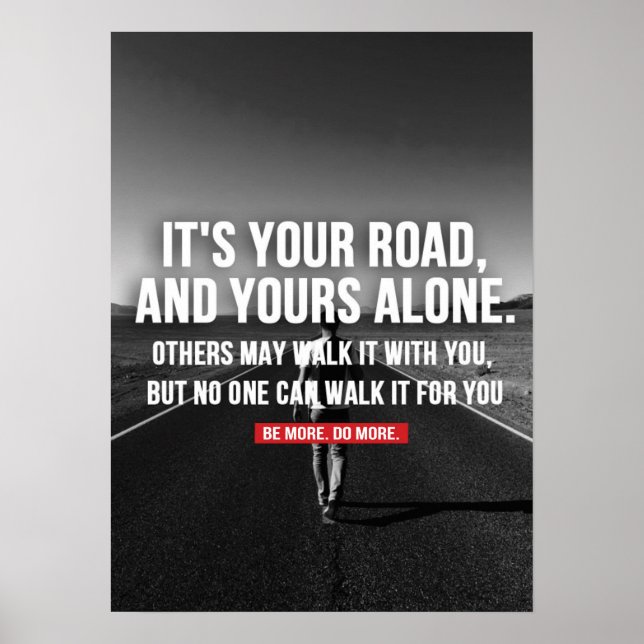 Póster Motivación de entrenamiento (Frente)