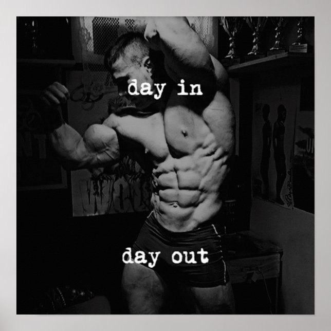 Póster Motivación de entrenamiento (Frente)