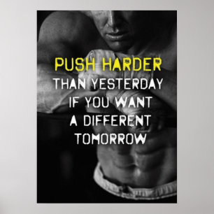 Póster Motivación de entrenamiento