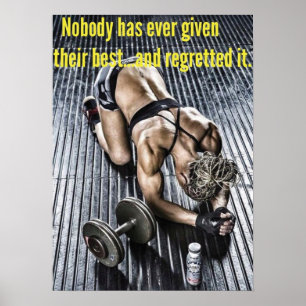 Póster Motivación de entrenamiento