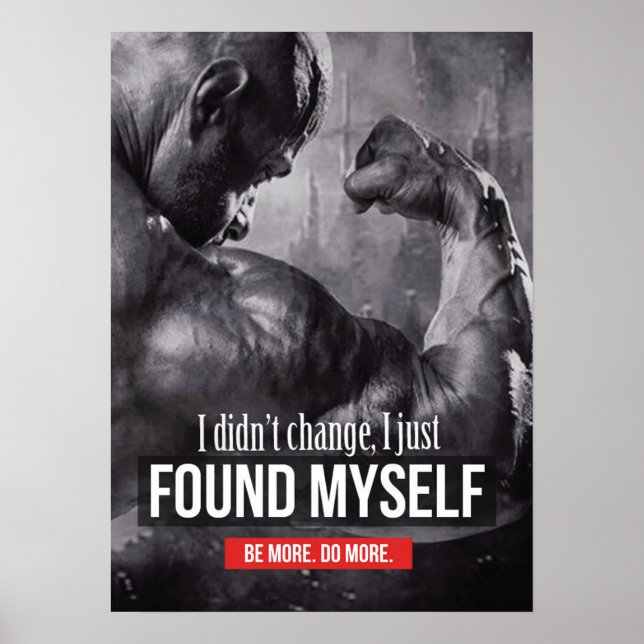 Póster Motivación de entrenamiento (Frente)