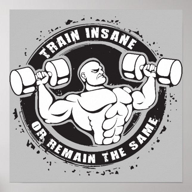 Póster Motivación de entrenamiento (Frente)