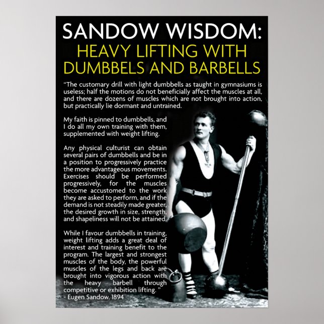 Póster Motivación de entrenamiento (Frente)