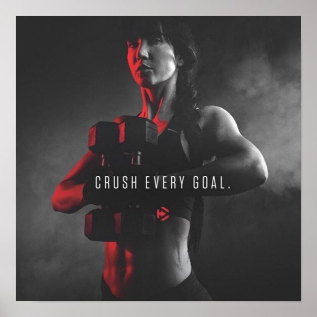 Póster Motivación de entrenamiento (Frente)