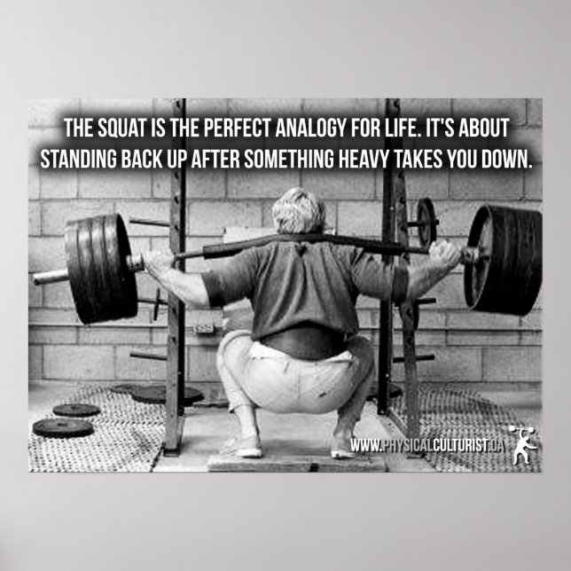 Póster Motivación de entrenamiento (Frente)