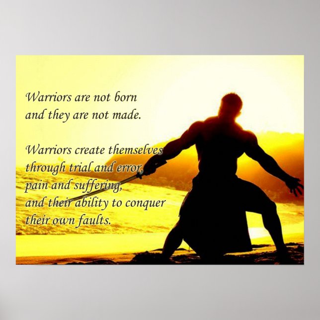 Póster Motivación de entrenamiento (Frente)