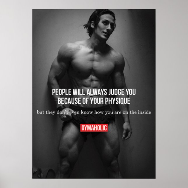 Póster Motivación de entrenamiento (Frente)