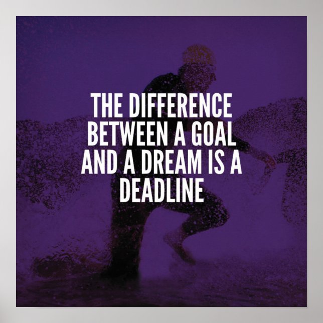 Póster Motivación de entrenamiento (Frente)