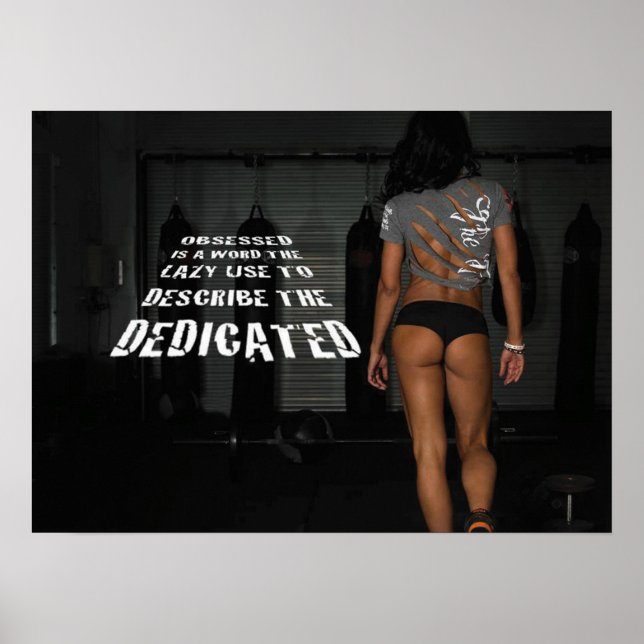 Póster Motivación de entrenamiento (Frente)