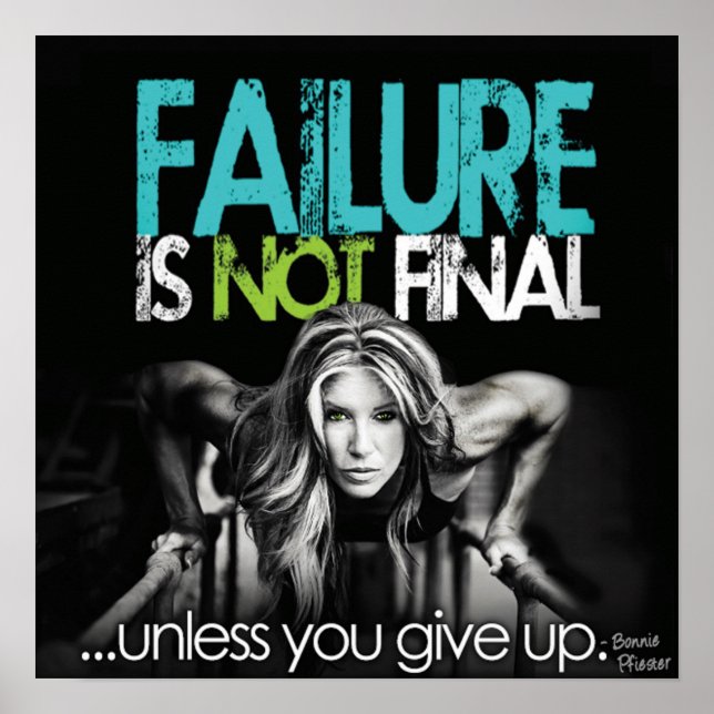 Póster Motivación de entrenamiento (Frente)