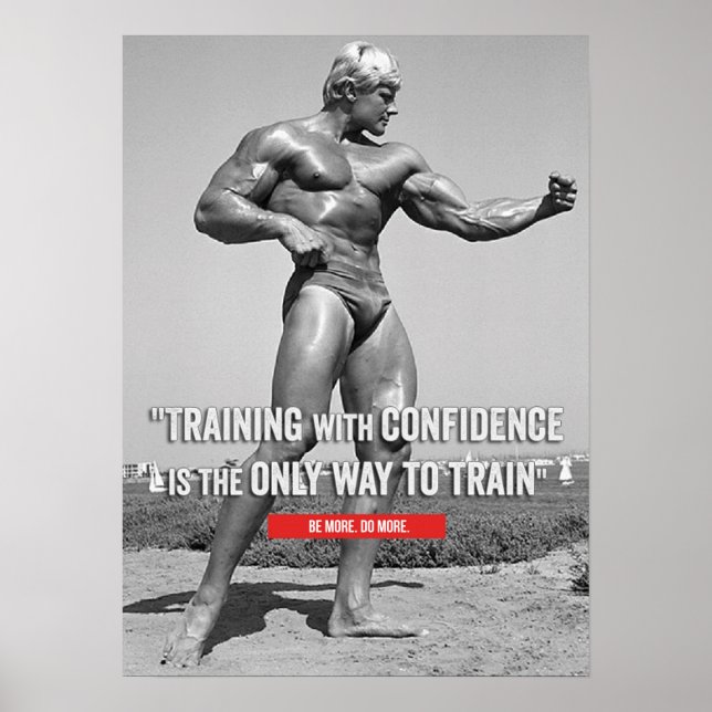 Póster Motivación de entrenamiento (Frente)