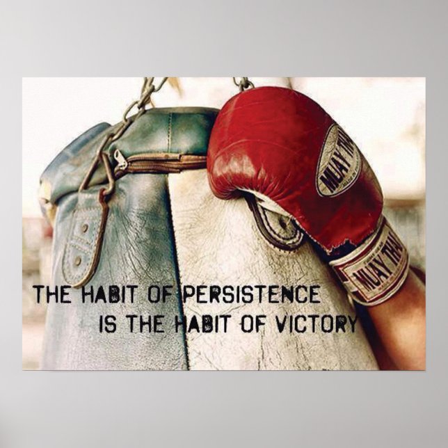 Póster Motivación de entrenamiento (Frente)