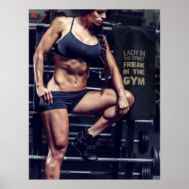 Póster Motivación de entrenamiento (Frente)