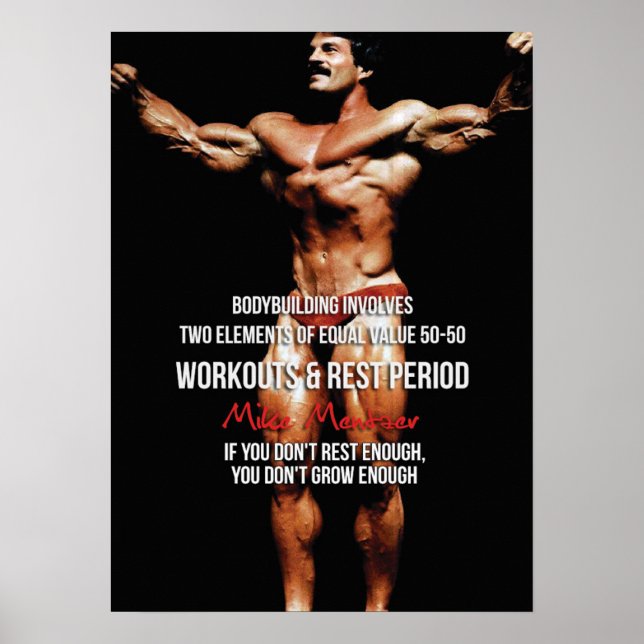 Póster Motivación de entrenamiento (Frente)