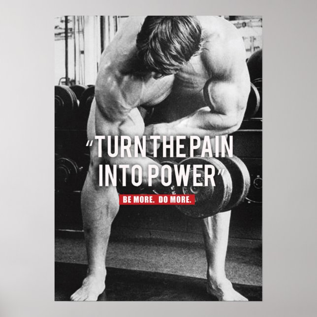 Póster Motivación de entrenamiento (Frente)