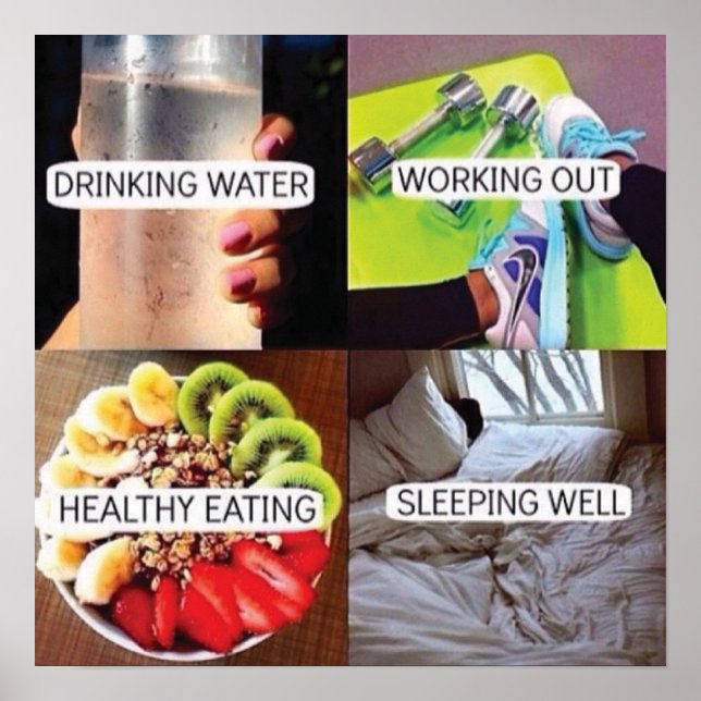 Póster Motivación de entrenamiento (Frente)