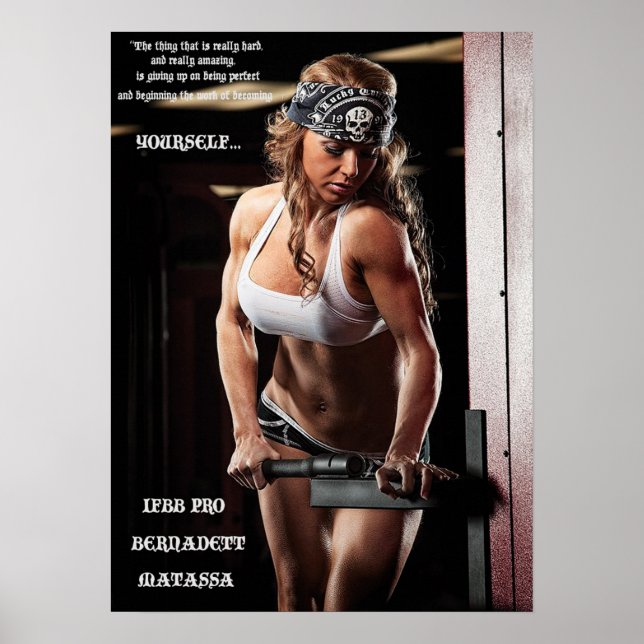 Póster Motivación de entrenamiento (Frente)