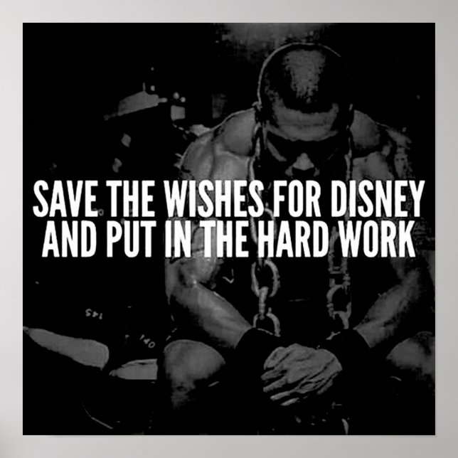 Póster Motivación de entrenamiento (Frente)