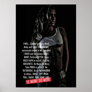 Póster Motivación de entrenamiento