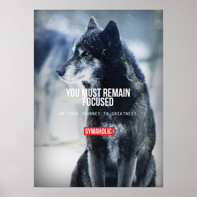 Póster Motivación de entrenamiento (Frente)