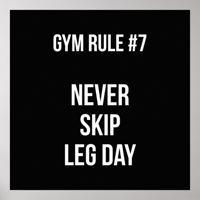 Póster Motivación de entrenamiento (Frente)