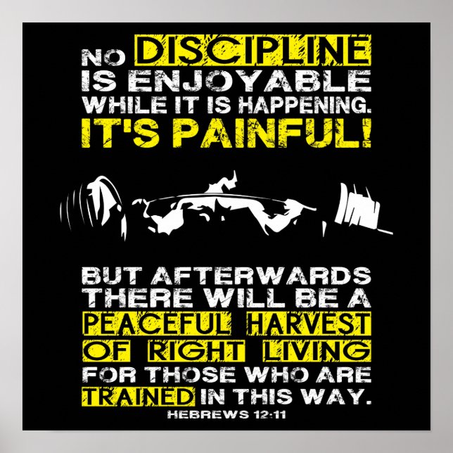 Póster Motivación de entrenamiento (Frente)