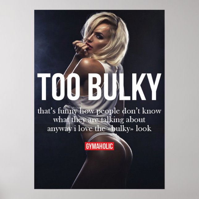 Póster Motivación de entrenamiento (Frente)