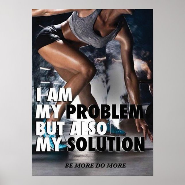 Póster Motivación de entrenamiento (Frente)