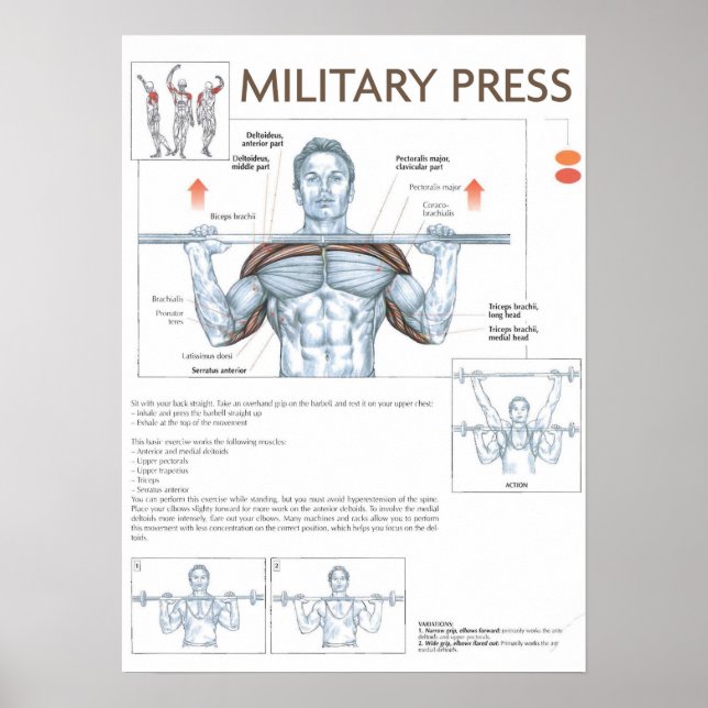 Póster Motivación de entrenamiento (Frente)